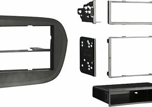 Metra - Dash Kit for Select 2010-2014 Honda Insight DIN DDIN - Matte Black