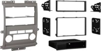 Metra - Dash Kit for Select 2009-2012 Nissan Frontier Xterra DIN DDIN - Gray