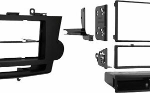 Metra - Dash Kit for Select 2008-2012 Toyota Highlander DIN DDIN - Black