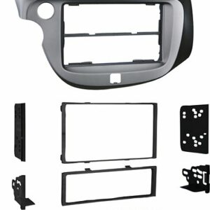 Metra - Dash Kit for Select 2009-2013 Honda Fit DIN - Silver