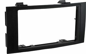 Metra - Dash Kit for Select 2004-2010 Volkswagen Touareg DDIN - Black