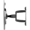 Peerless-AV - SmartMount Articulating, Swivel, Retractable, Tilt Display Wall Mount For Most 46" - 90" Flat Panel Displays - Semi-gloss Black