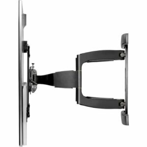 Peerless-AV - SmartMount Articulating, Swivel, Retractable, Tilt Display Wall Mount For Most 46" - 90" Flat Panel Displays - Semi-gloss Black