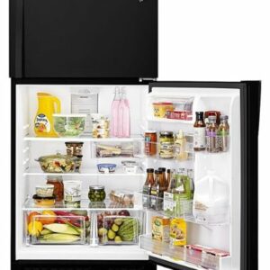 Whirlpool - 21.3 Cu. Ft. Top-Freezer Refrigerator - Black