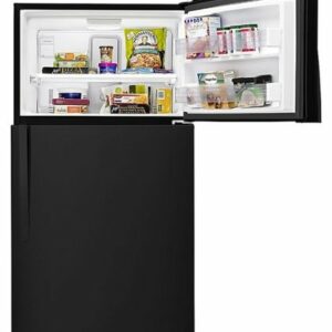 Whirlpool - 21.3 Cu. Ft. Top-Freezer Refrigerator - Black