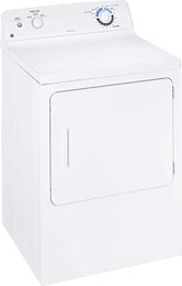 GE - 6.0 Cu. Ft. 3-Cycle Electric Dryer - White