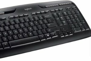 Logitech - MK320 Full-size Wireless Membrane Keyboard and Mouse Bundle - Black