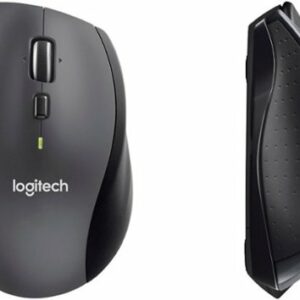 Logitech - M705 Marathon Wireless Optical Mouse with 5 Programmable Buttons - Black