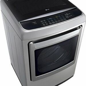 LG - 7.3 Cu. Ft. 12-Cycle Steam Gas Dryer - Graphite steel