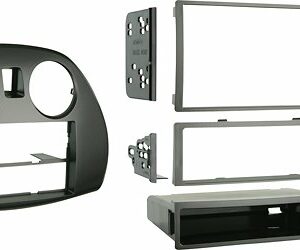 Metra - Dash Kit for Select 2006-2012 Mitsubishi Eclipse DIN DDIN - Black