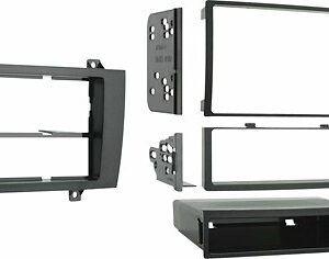 Metra - Dash Kit for Select 2005-2011 Mercedes-Benz SLK DIN DDIN - Black