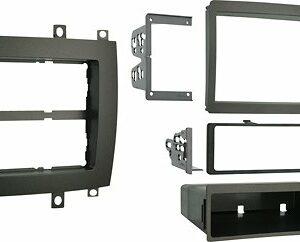 Metra - Dash Kit for Select 2003-2007 Cadillac CTS DIN DDIN - Gray