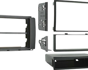 Metra - Dash Kit for Select 2008-2010 Smart Fortwo DIN DDIN - Black