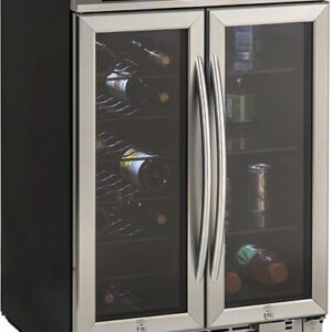 Avanti - 19-Bottle Wine Cooler - Stainless Steel