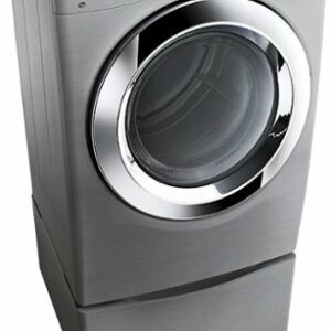 LG - SteamDryer 7.3 Cu. Ft. 9-Cycle Ultralarge Capacity Steam Electric Dryer - Graphite Steel