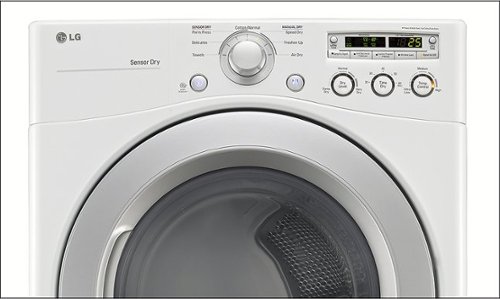 LG - 7.3 Cu. Ft. 7-Cycle Ultralarge-Capacity Electric Dryer - White