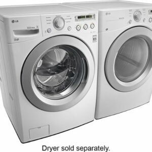 LG - 4.0 Cu. Ft. 7-Cycle Ultralarge-Capacity High-Efficiency Front-Loading Washer - White