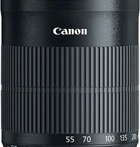 Canon - EF-S55-250mm F4-5.6 IS STM Telephoto Zoom Lens for EOS DSLR Cameras - Black