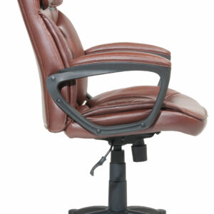 Serta - Executive Office Chair - Cognac Brown