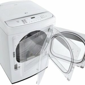 LG - EasyLoad 7.3 Cu. Ft. 12-Cycle Steam Smart Gas Dryer - White