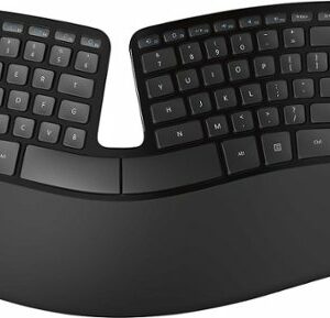 Microsoft - Sculpt Desktop Ergonomic Full-size Wireless USB Keyboard and Mouse Bundle - Black