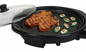 Elite - Indoor Electric Grill - Black