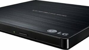 LG - 24x Write/24x Rewrite/24x Read CD - 8x Write DVD External USB 2.0 DVD-Writer Drive - Multi