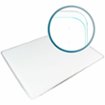 Floortex - Viztex Glacier White Multi-Purpose Grid Glass Dry Erase Board 17'' x 23'' - White