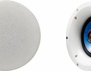 Yamaha - 6-1/2" 2-Way In-Ceiling Speakers (Pair) - White