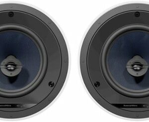 Bowers & Wilkins - CCM 683 8" 2-Way In-Ceiling Speakers (Pair) - Black