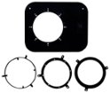 Metra - 6-1/2" Aftermarket Speaker Installation Kit - Black