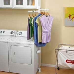 Whirlpool - Laundry 123 Clothing Rack - White