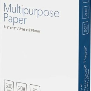 Insignia™ - Multipurpose 8.5" x 11" 500-Count Paper - White