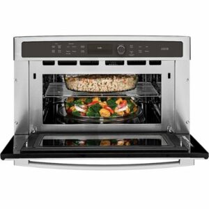 GE Profile - Advantium 30" Built-In Single Electric Wall Oven - Stainless Steel