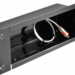 Peerless-AV - Recessed Cable Management and Power Storage Accessory Box - Black