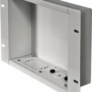 Peerless-AV - In-Wall Accessory Box for Recessed Cable Management and Power Storage - White