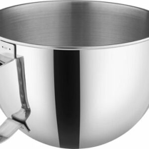 KitchenAid - 6 Quart Bowl-Lift Polished Stainless Steel Bowl with Comfortable Handle - KN2B6PEH - Stainless Steel