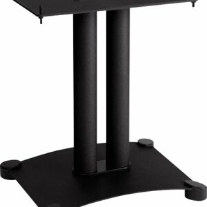 Sanus - Foundations Steel Series Center-Channel Speaker Stand - Black