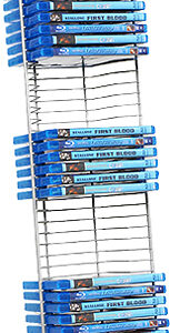 Atlantic - Nestable Blu-Ray Wire Rack - Gunmetal