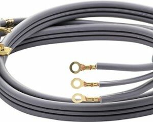 Smart Choice - 6' 30 Amp 3-Prong Dryer Cord Required for Hook-Up - Gray