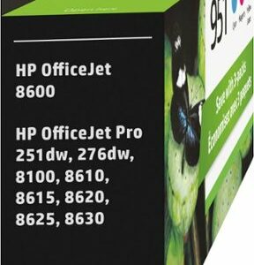 HP - 951 3-Pack Standard Capacity Ink Cartridges - Cyan/Magenta/Yellow