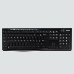 Logitech - K270 Full-size Wireless Membrane Keyboard - Black