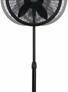 Lasko - 18 in. Elegance & Performance Large Room Pedestal Fan - Black