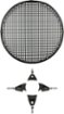 Install Bay - 10" Waffle Grille - Black