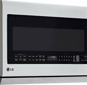 LG - 2.2 Cu. Ft. Over-the-Range Microwave with Sensor Cooking and ExtendaVent 2.0 - Stainless Steel