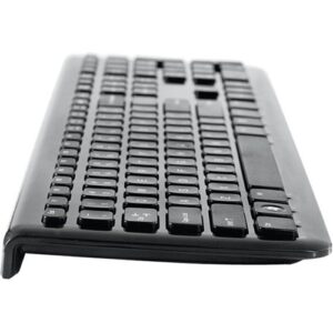 Verbatim - 96983 TKL Wireless Optical Slim Keyboard and Mouse - Piano black