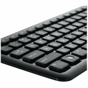 Verbatim - 96983 TKL Wireless Optical Slim Keyboard and Mouse - Piano black