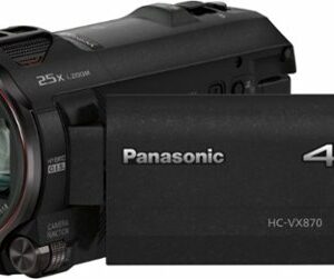 Panasonic - HC-VX870K 4K Ultra HD Flash Memory Camcorder - Black