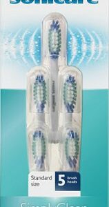 Philips Sonicare - Simply Clean Brush Heads (5-Pack) - White