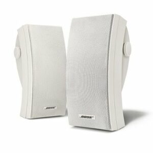 Bose - 251 Wall Mount Outdoor Environmental Speakers - Pair - White